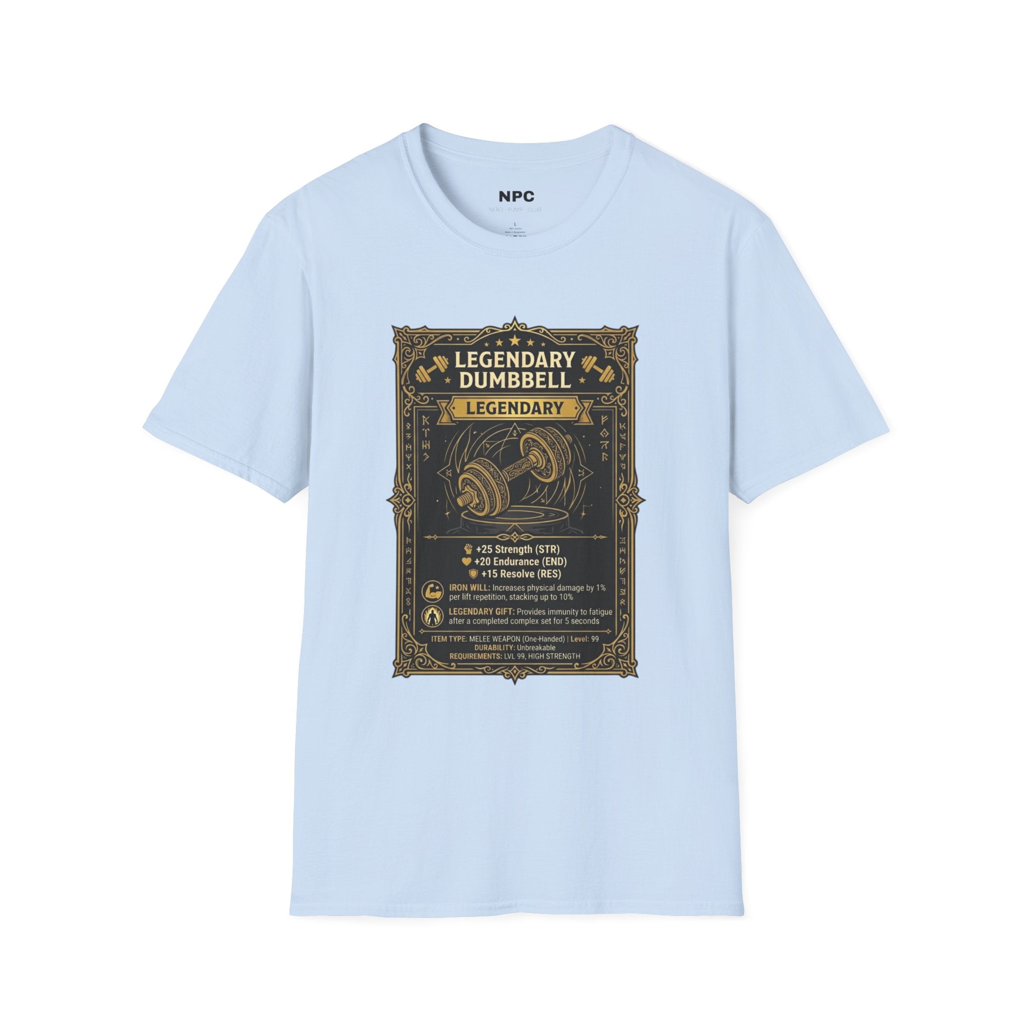 Legendary Dumbbell T-Shirt
