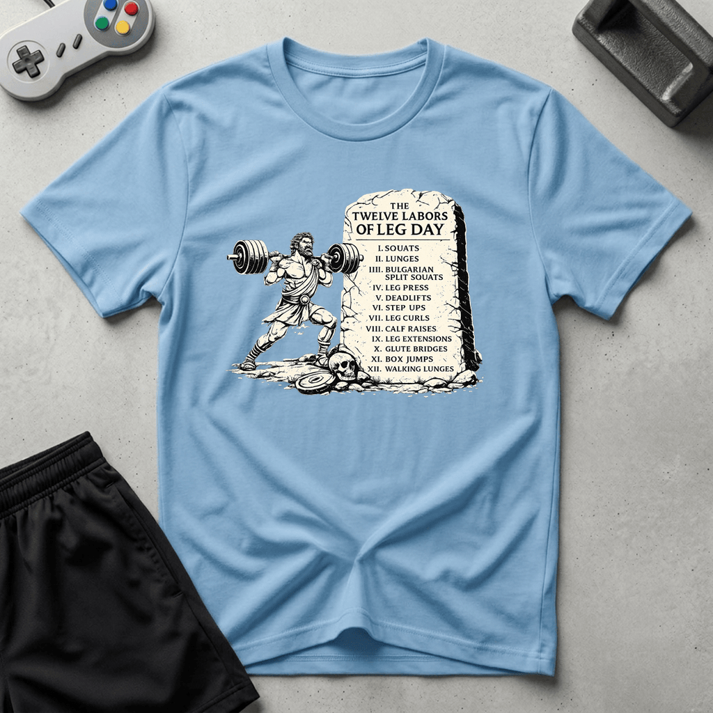 Mythic Leg Day T-Shirt - Light Blue