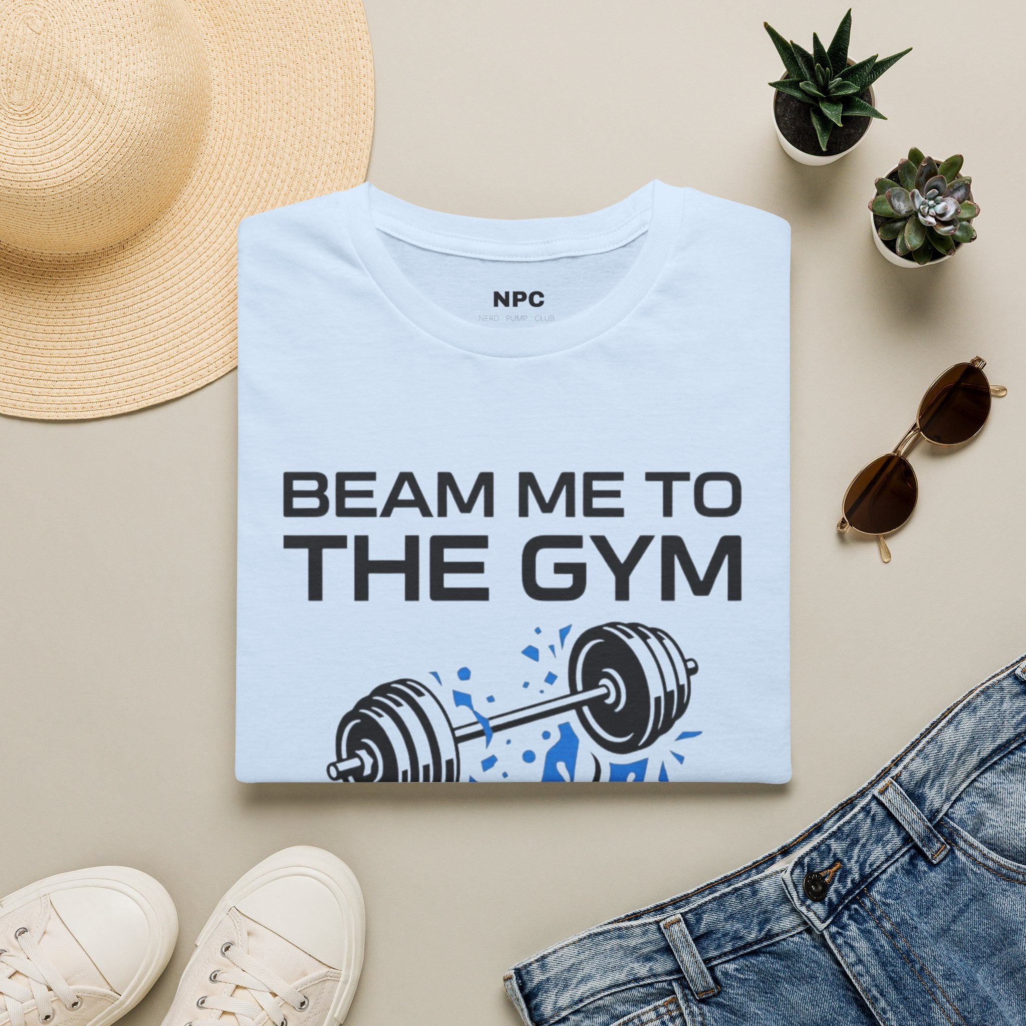 Beam Me To The Gym T-Shirt