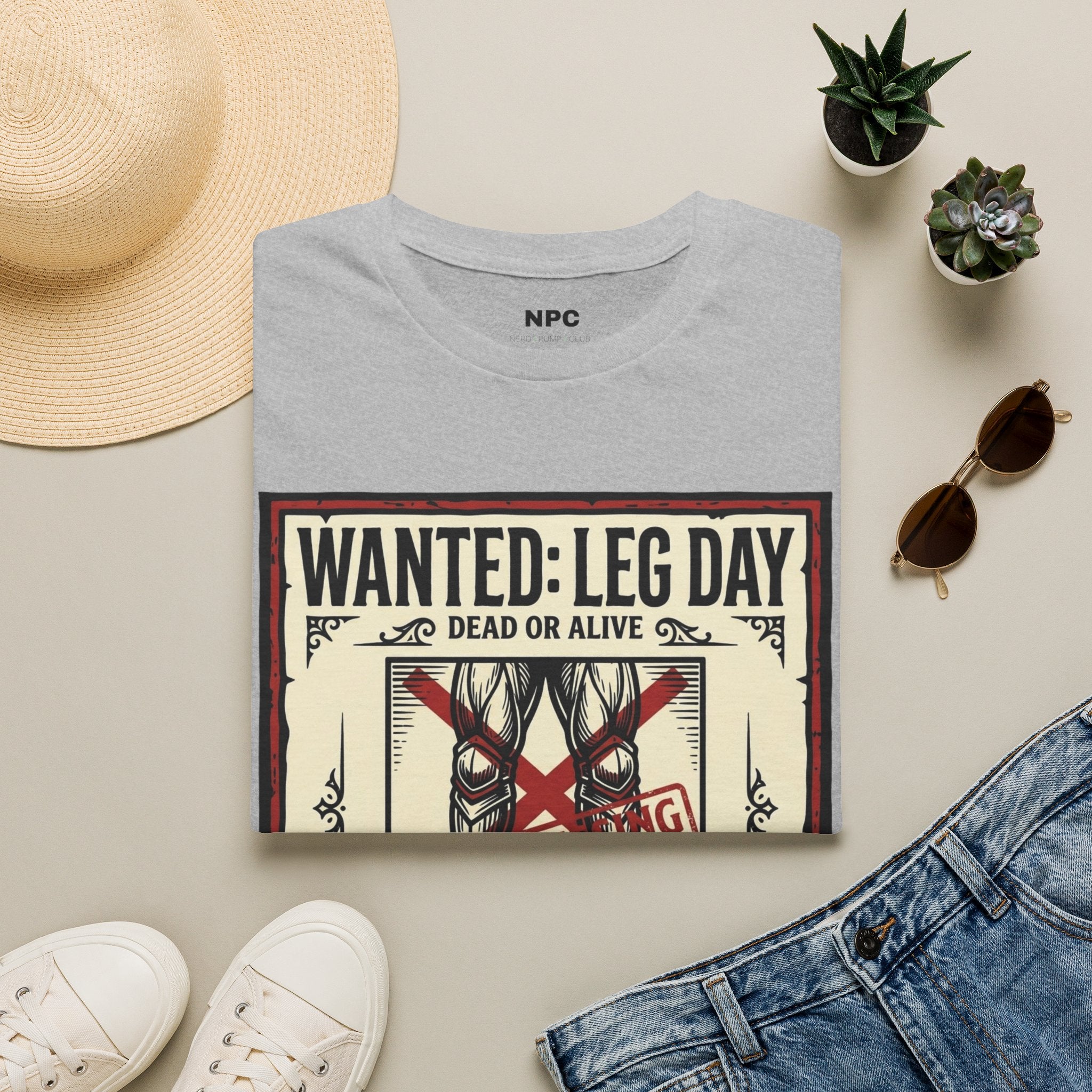 Wanted Leg Day T-Shirt