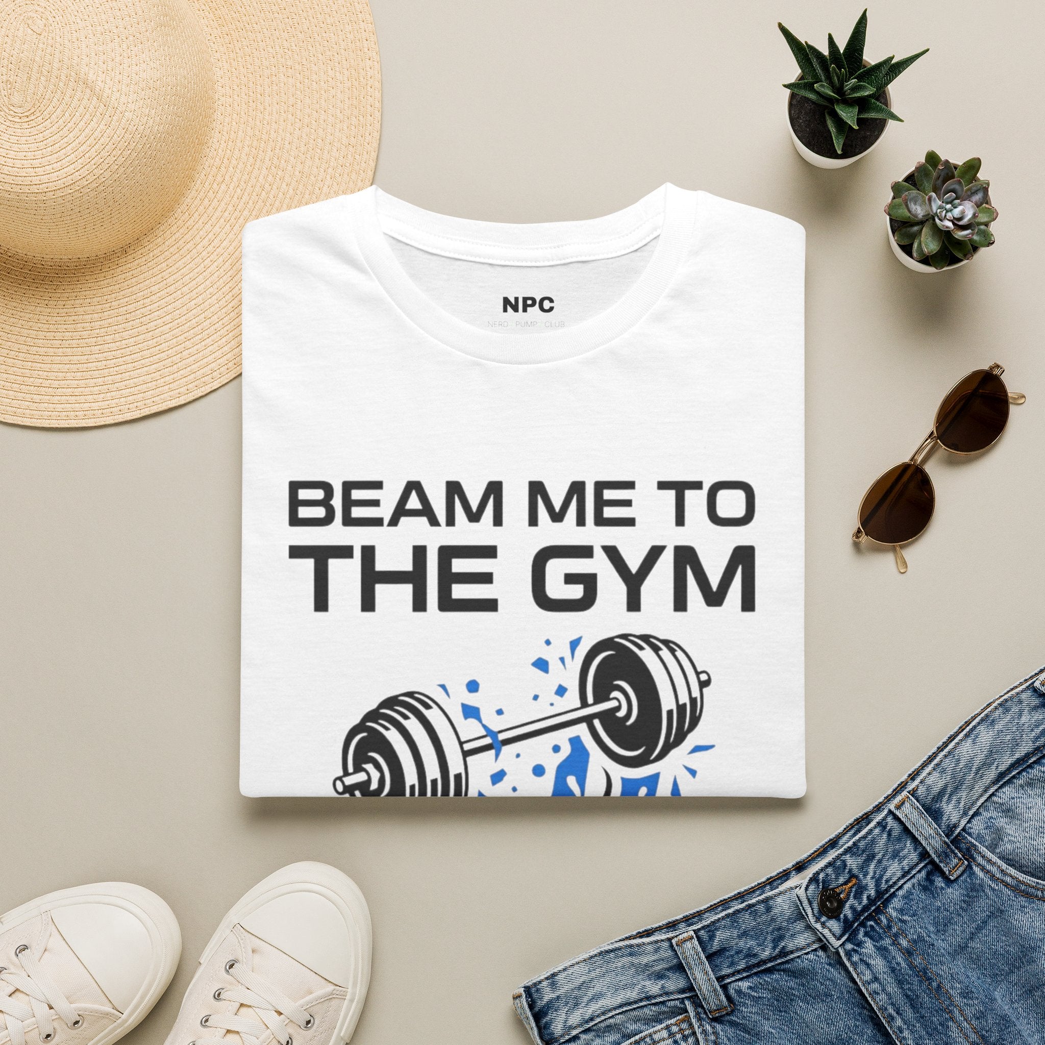 Beam Me To The Gym T-Shirt