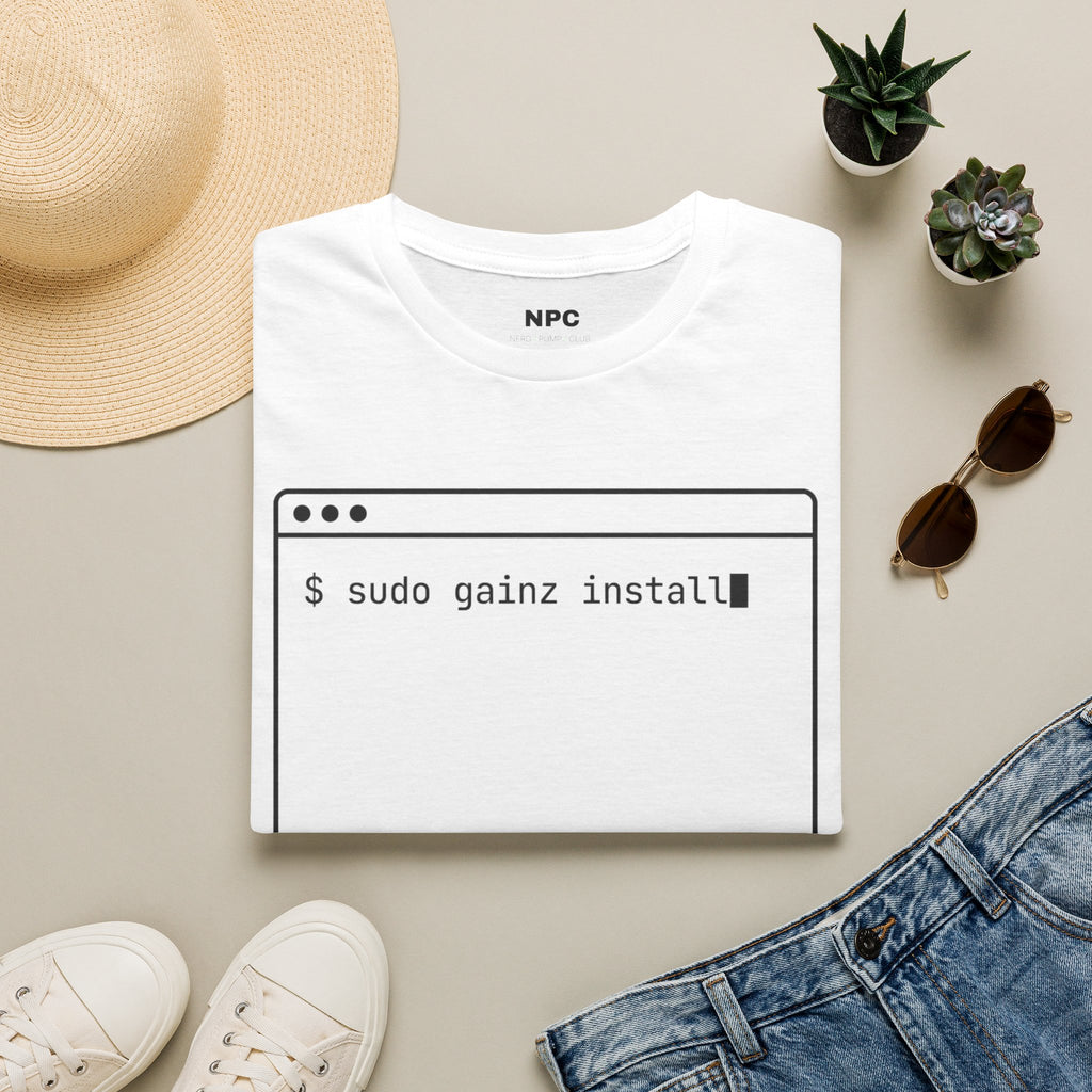 Sudo Gainz Install T-Shirt