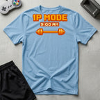 DreamMaker mockup — 1 Player Gym Mode T-Shirt (light-blue)