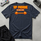 DreamMaker mockup — 1 Player Gym Mode T-Shirt (navy)