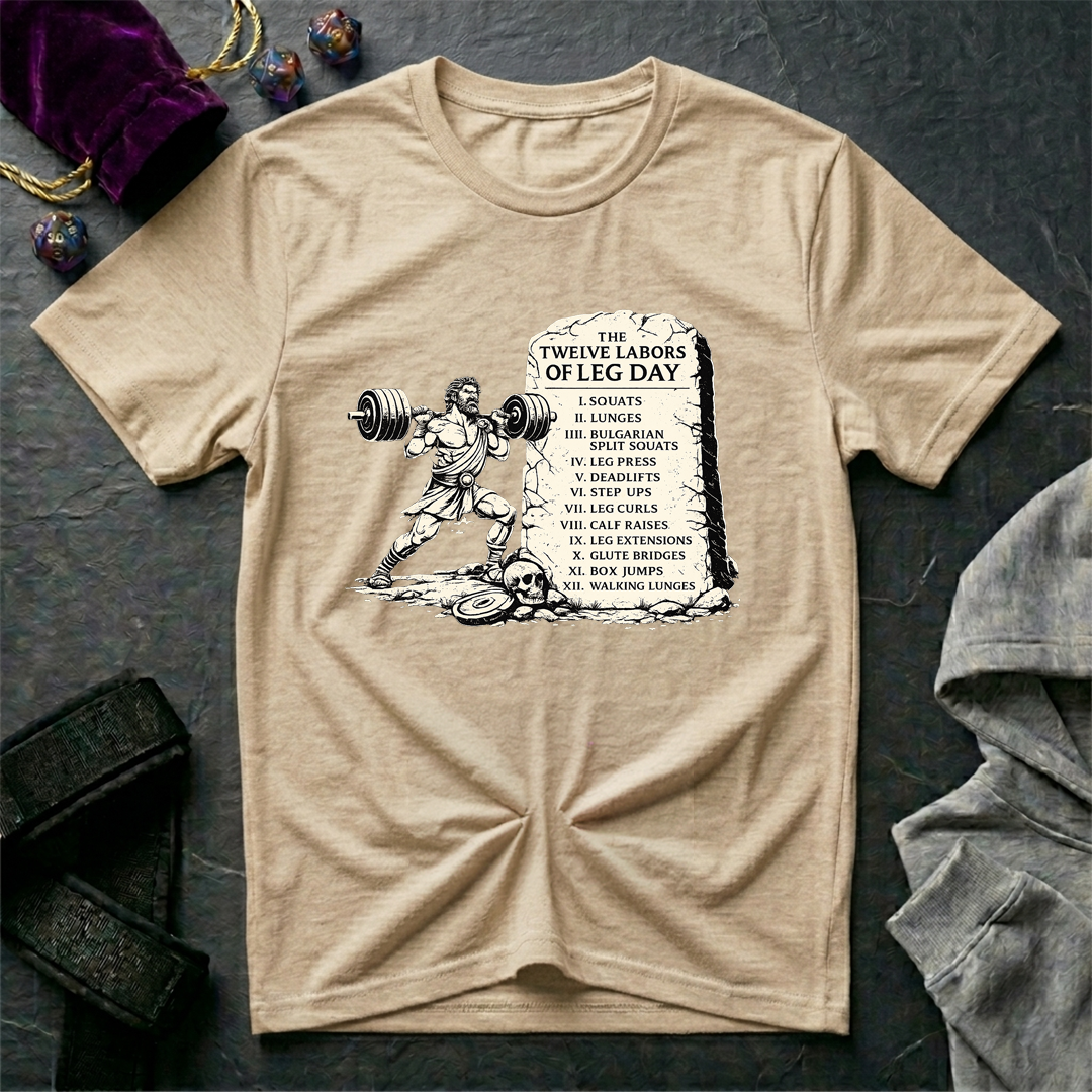 12 Labors of Leg Day T-Shirt