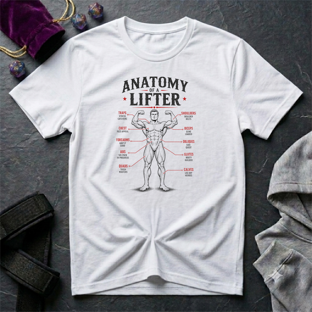 Anatomy of a Lifter T-Shirt