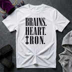 Brains Heart Iron T-Shirt
