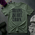 Brains Heart Iron T-Shirt