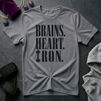 Brains Heart Iron T-Shirt