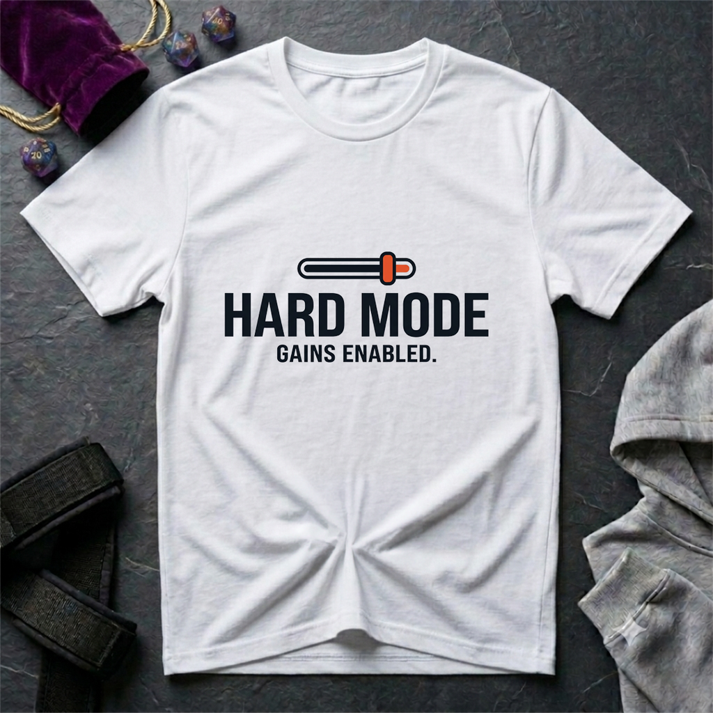 Hard Mode Gains Enabled T-Shirt
