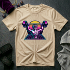 Greek Bust Synthwave T-Shirt