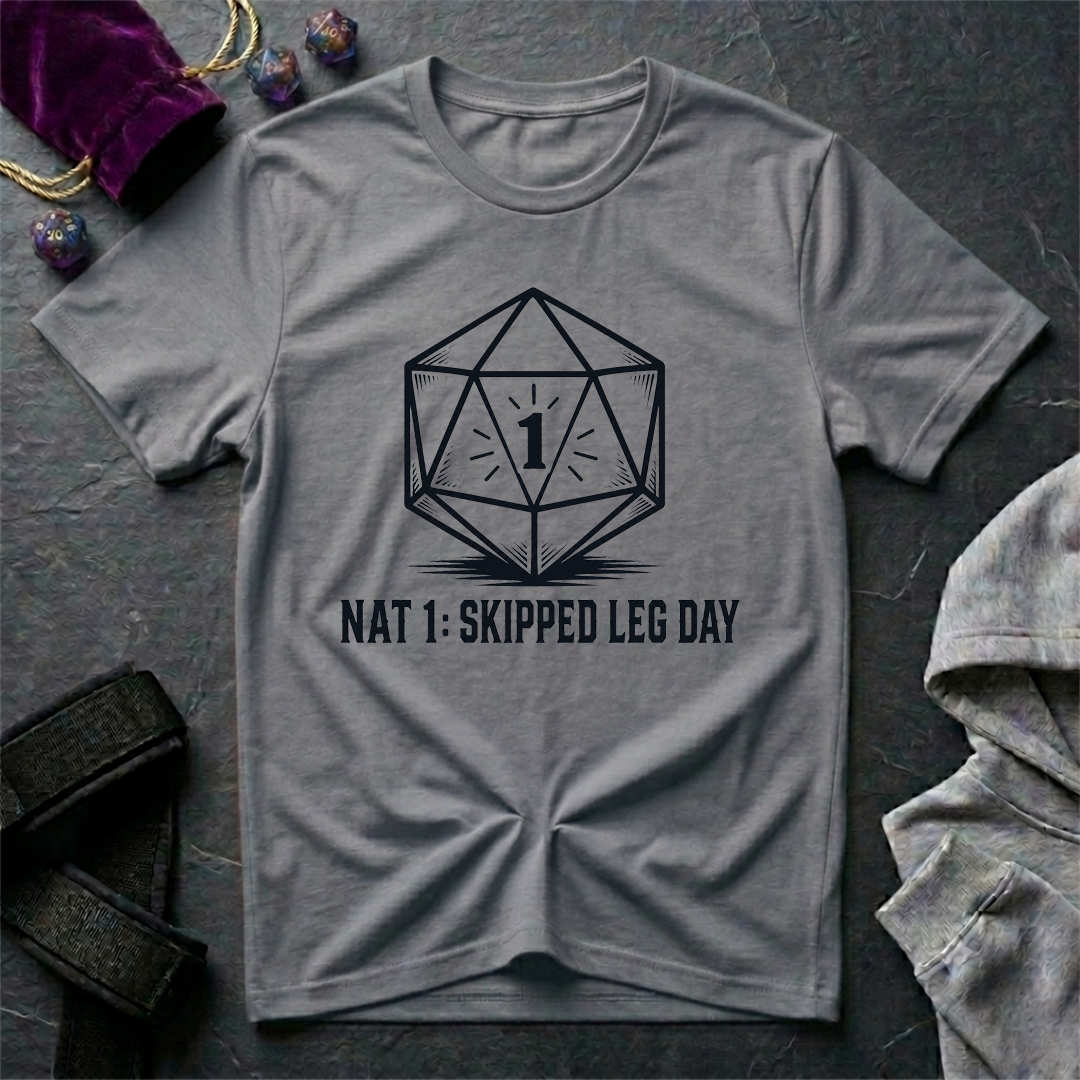 Nat 1 Skipped Leg Day T-Shirt
