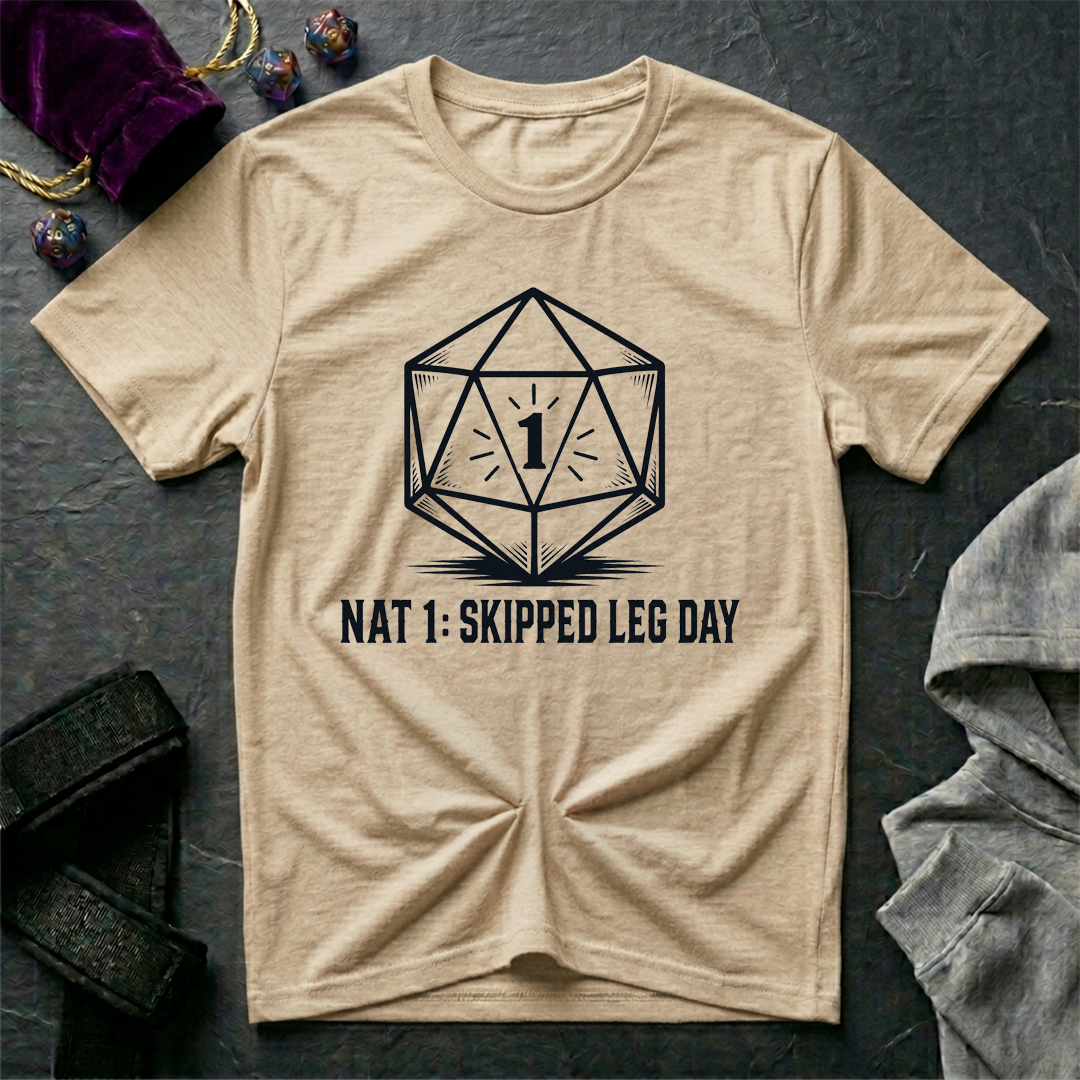 Nat 1 Skipped Leg Day T-Shirt