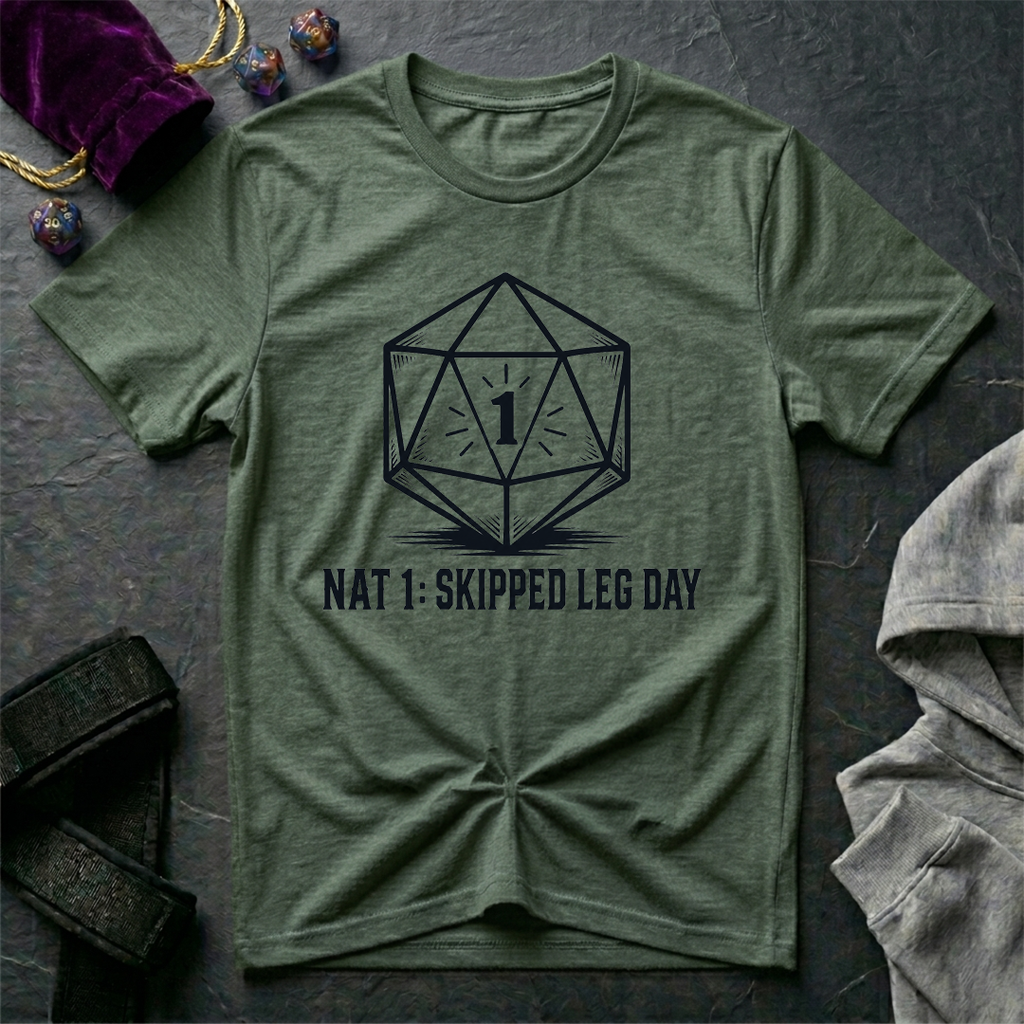 Nat 1 Skipped Leg Day T-Shirt