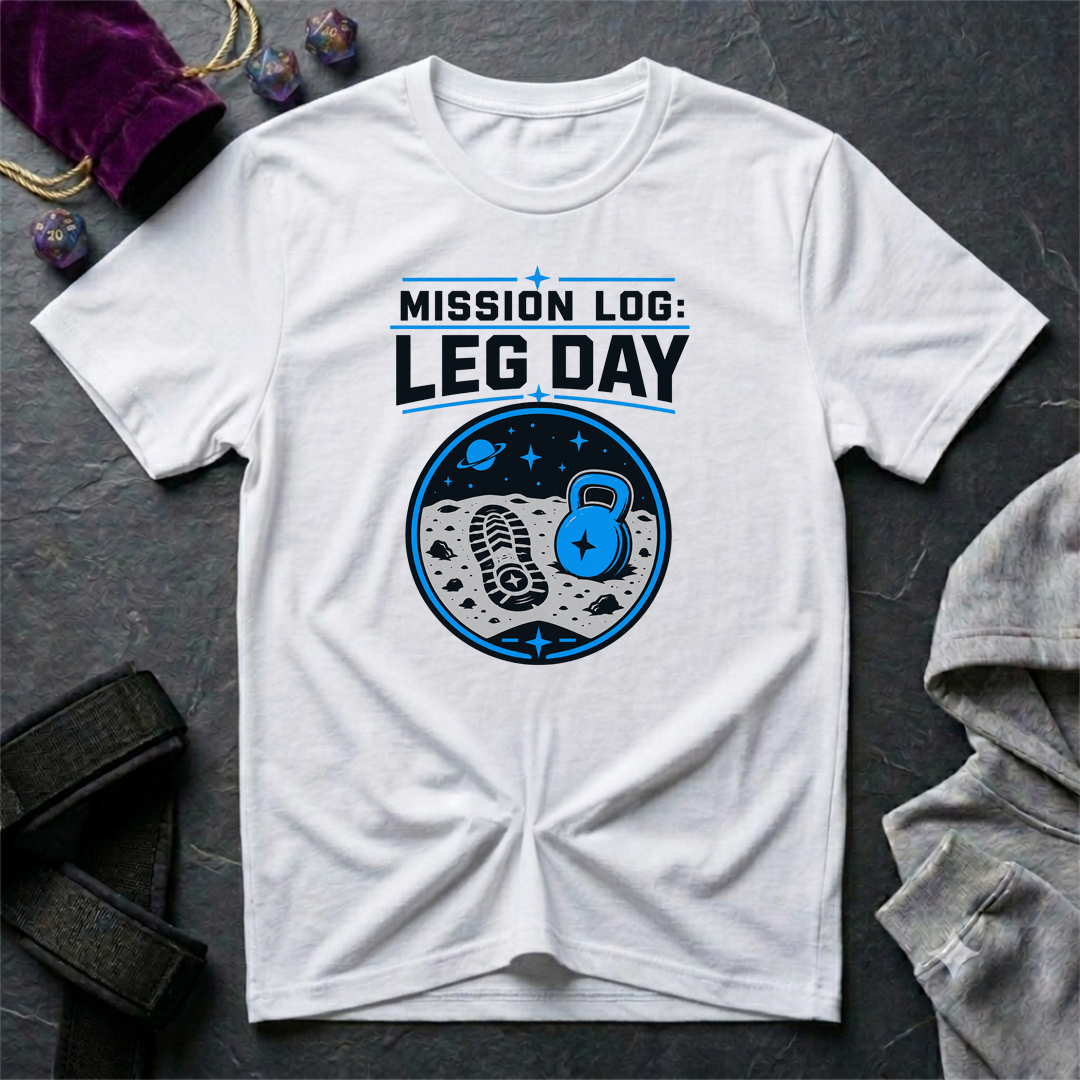 Mission Log Leg Day T-Shirt
