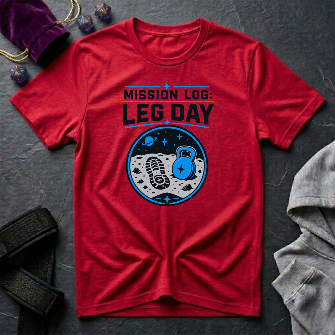 Mission Log Leg Day T-Shirt
