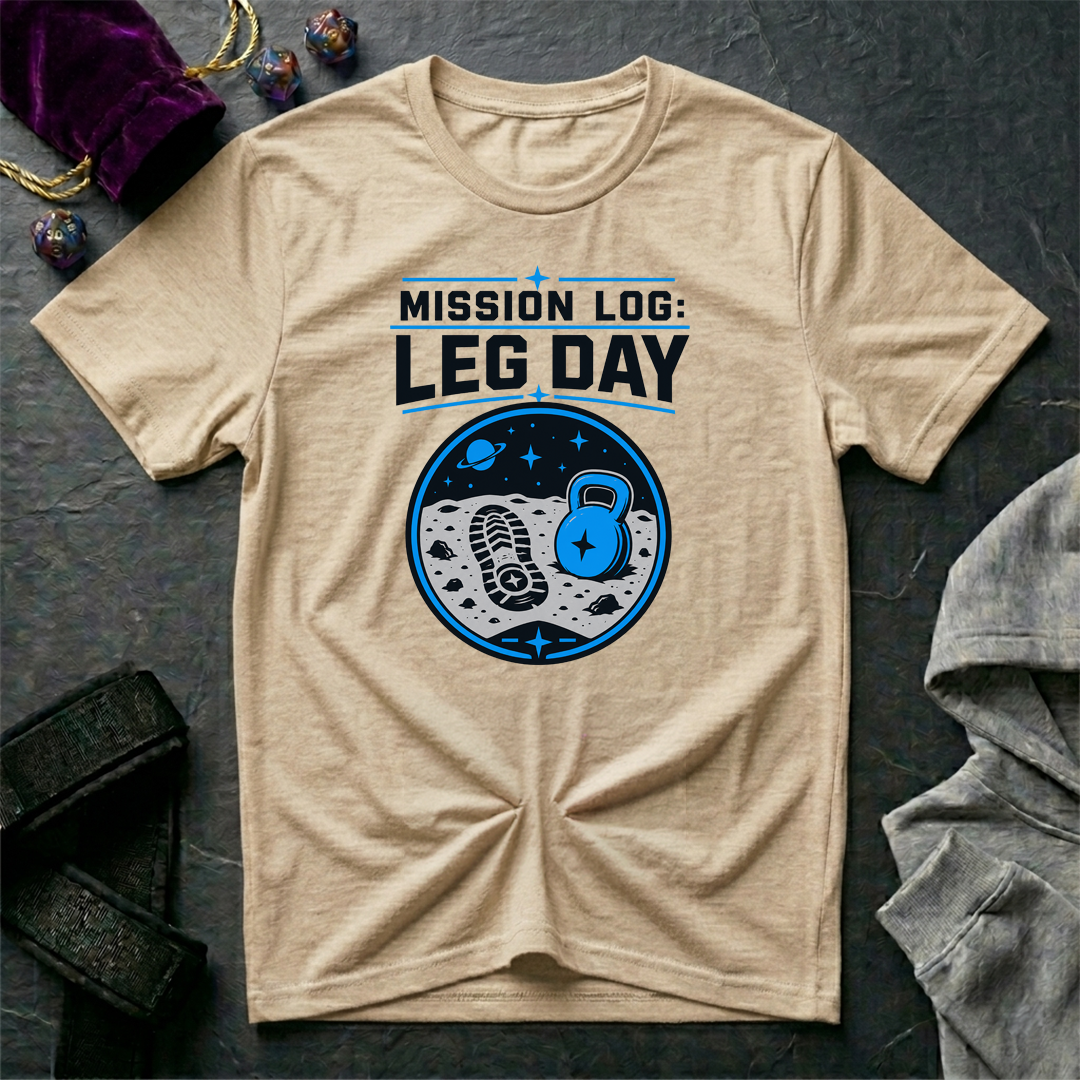Mission Log Leg Day T-Shirt