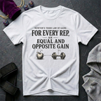 Newton's Third Law of Gains T-Shirt