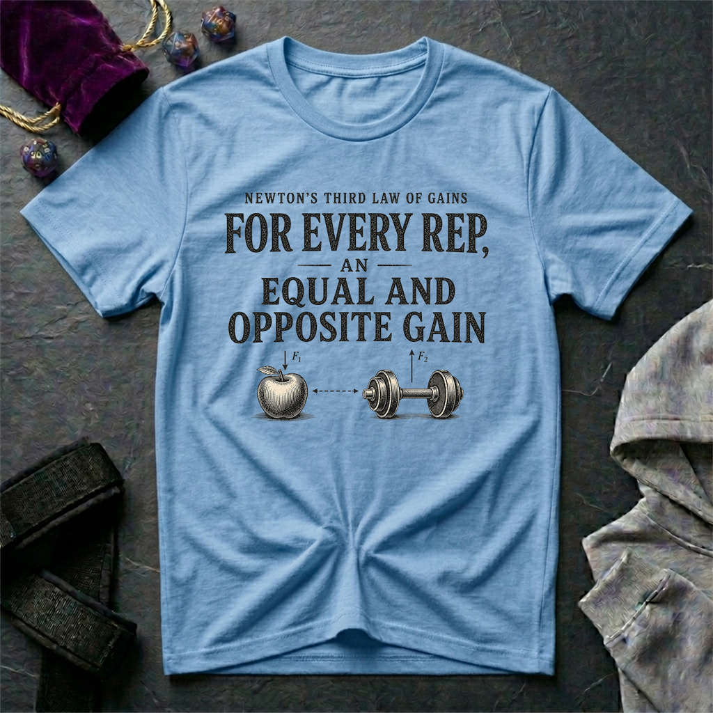 Newton's Third Law of Gains T-Shirt