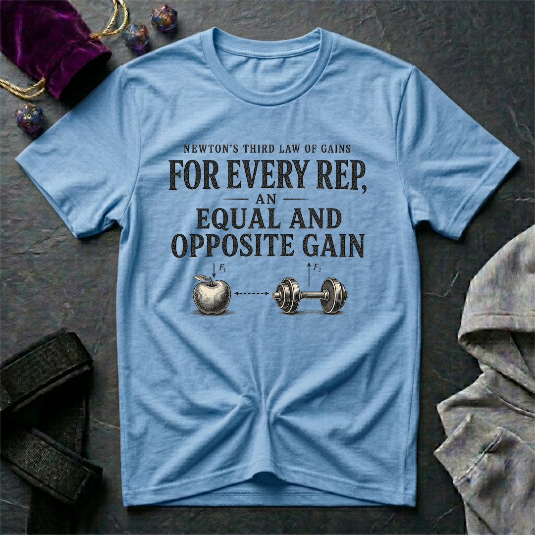 Newton's Third Law of Gains T-Shirt