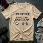 Newton's Third Law of Gains T-Shirt