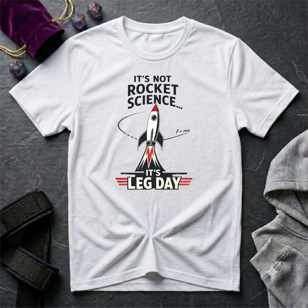 Not Rocket Science Leg Day T-Shirt