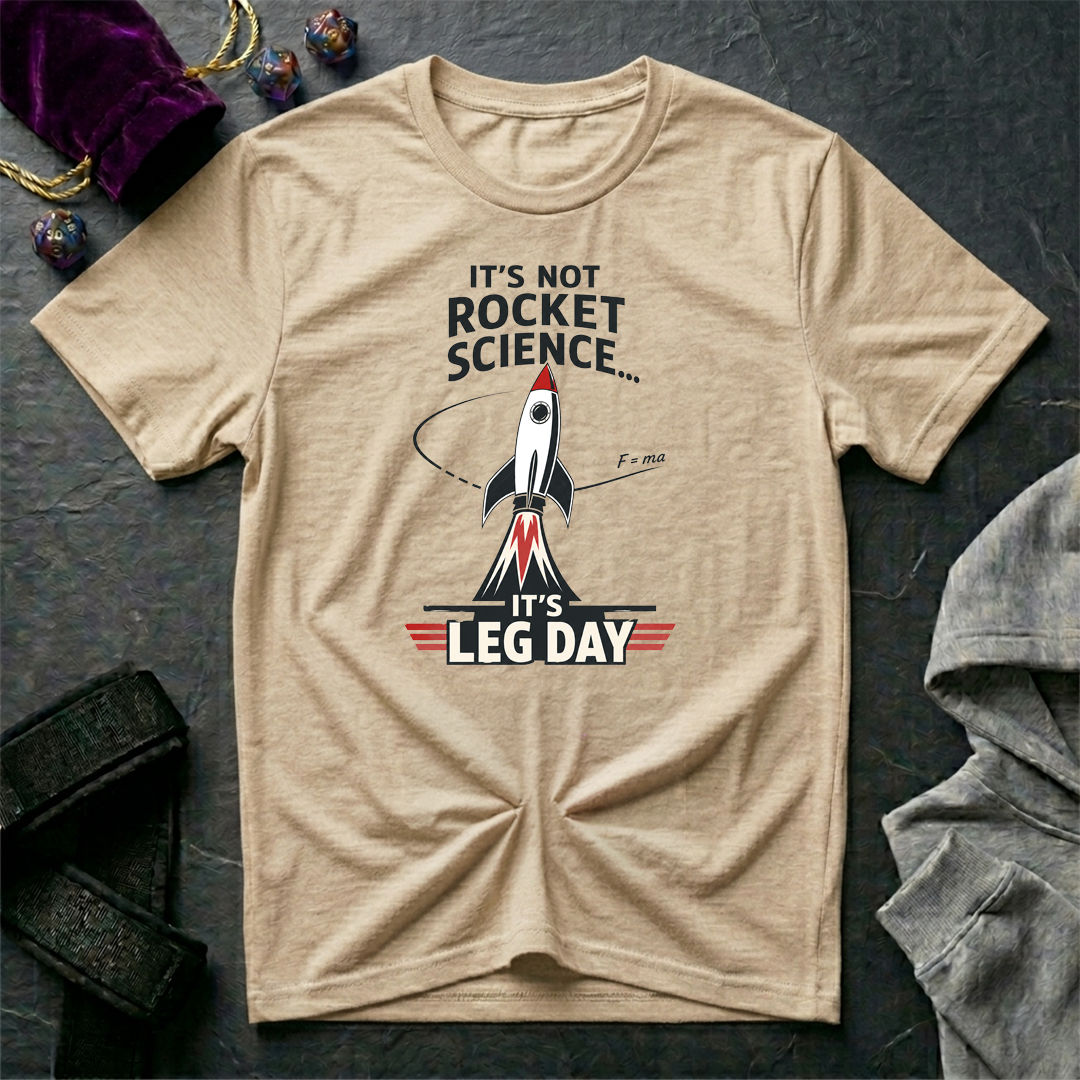 Not Rocket Science Leg Day T-Shirt