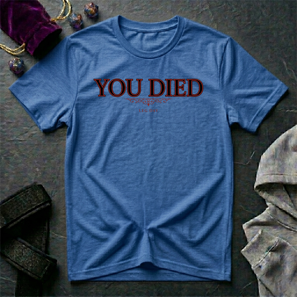 You Died Leg Day T-Shirt