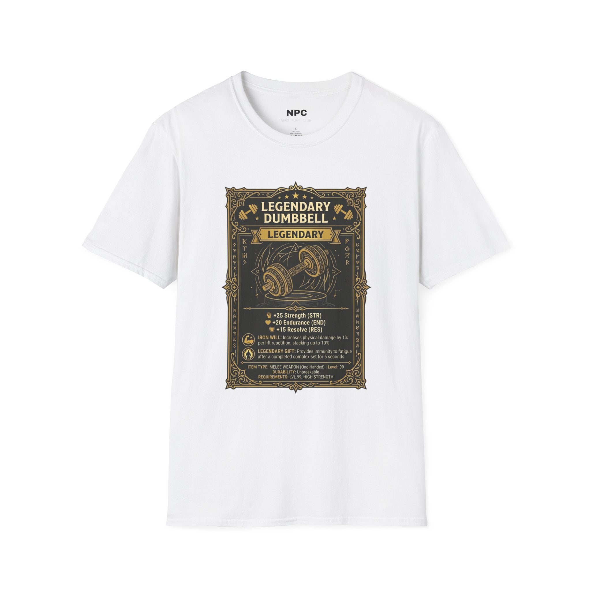 Legendary Dumbbell T-Shirt