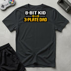 DreamMaker mockup — 3 Plate Dad T-Shirt (black)