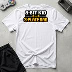 DreamMaker mockup — 3 Plate Dad T-Shirt (white)
