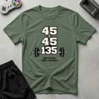 45 + 45 = 135 T-Shirt - Military Green