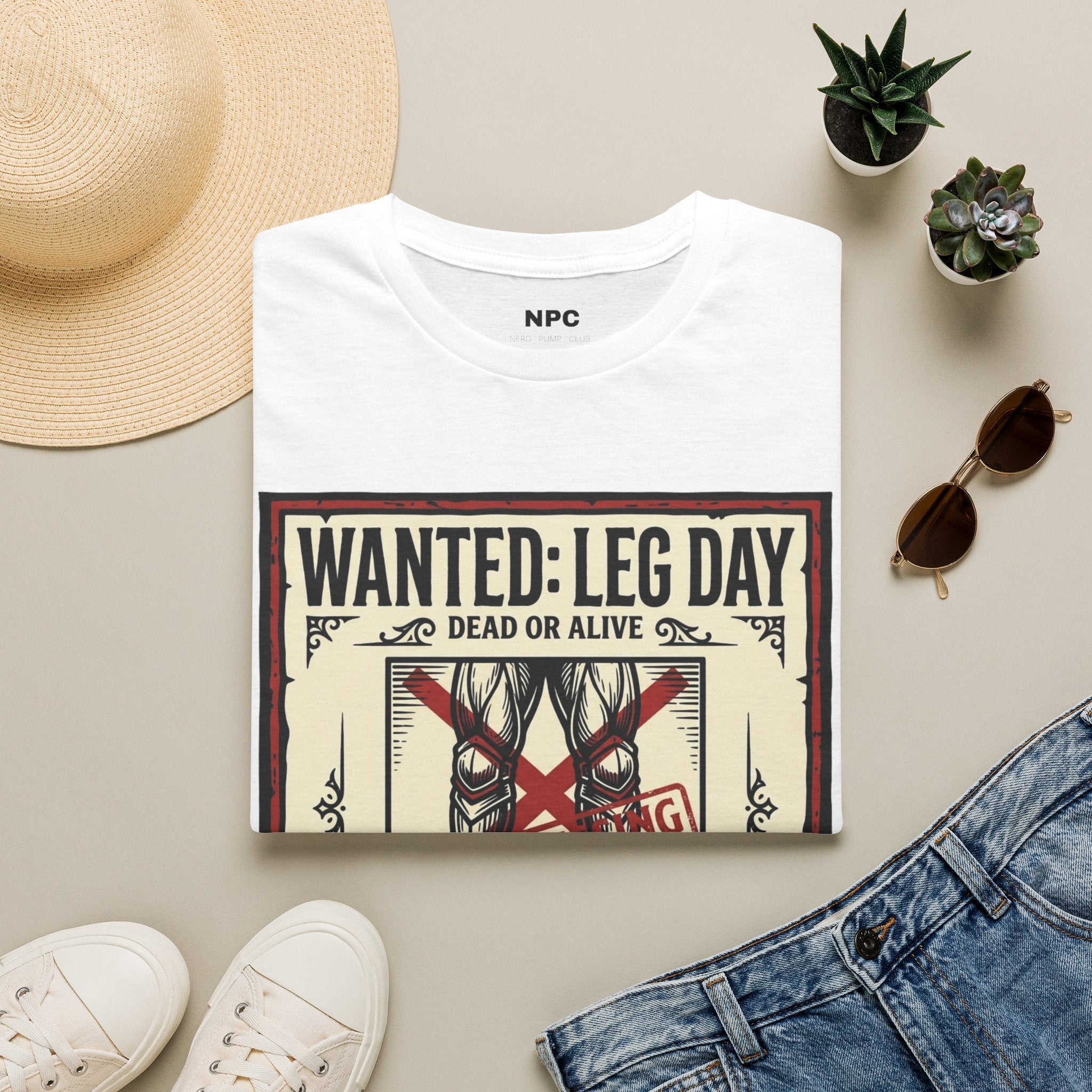 Wanted Leg Day T-Shirt