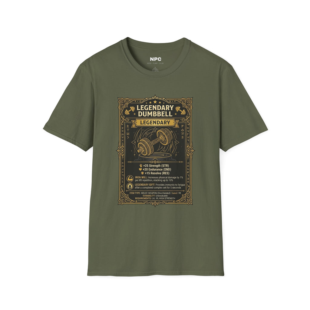 Legendary Dumbbell T-Shirt