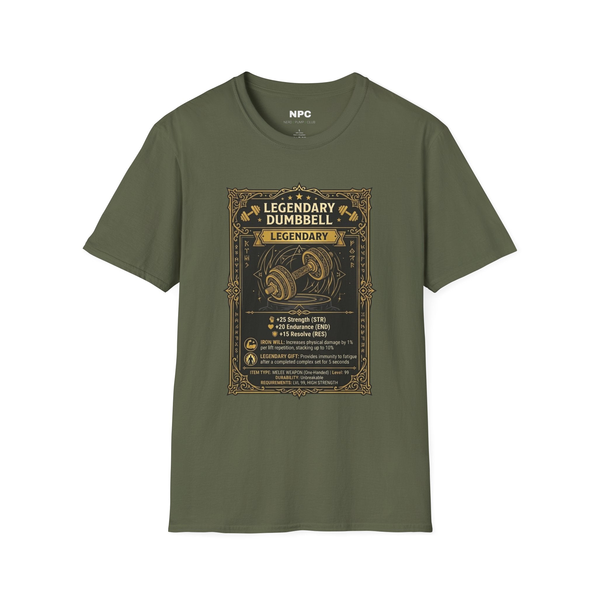 Legendary Dumbbell T-Shirt