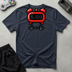 DreamMaker mockup — 5 AM Workout Alarm T-Shirt (navy)