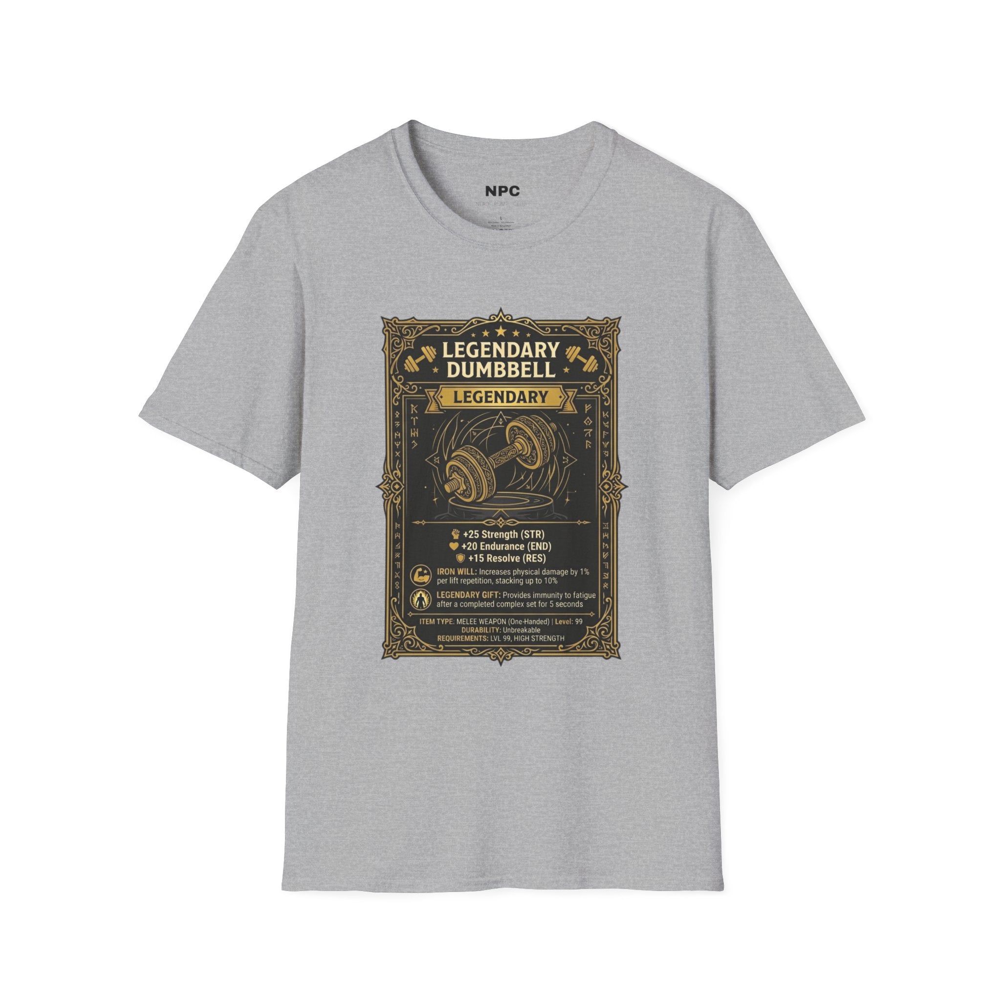 Legendary Dumbbell T-Shirt
