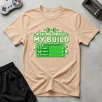 DreamMaker mockup — Ask About Build T-Shirt (natural)