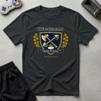 DreamMaker mockup — Barbarian Crest T-Shirt (black)