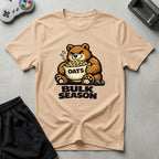 DreamMaker mockup — Bear Bulk Season T-Shirt (natural)