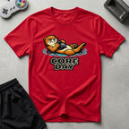 DreamMaker mockup — Core Day T-Shirt (red)