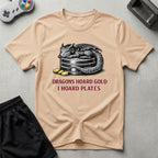 DreamMaker mockup — Dragons Hoard T-Shirt (natural)