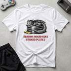 DreamMaker mockup — Dragons Hoard T-Shirt (white)