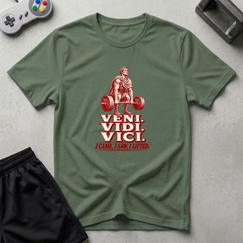DreamMaker mockup — Julius Ceasar T-Shirt (military-green)