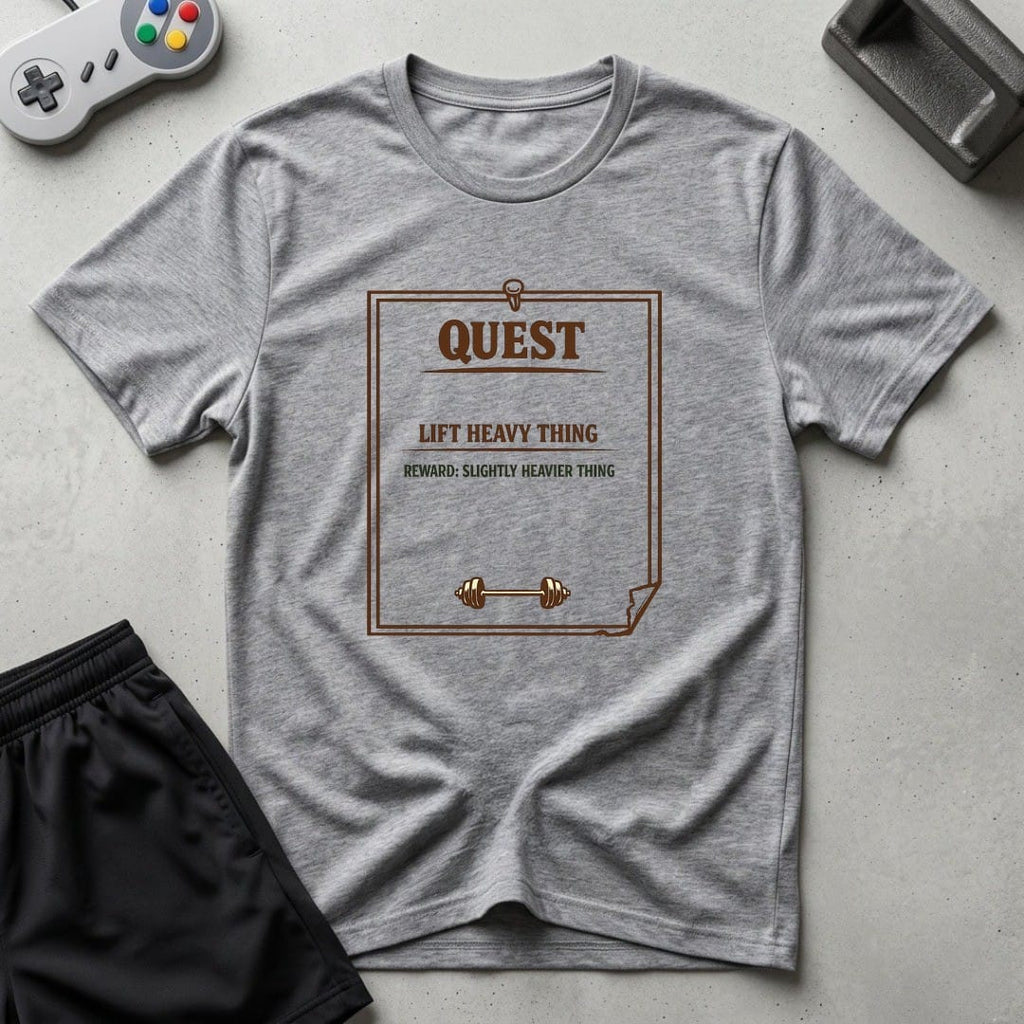 DreamMaker mockup — Lift Heavy Thing T-Shirt (sport-grey)