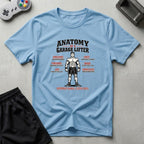DreamMaker mockup — Lifter Anatomy T-Shirt (light-blue)