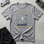 DreamMaker mockup — Lifter Trading Card T-Shirt (sport-grey)