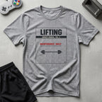 DreamMaker mockup — Lifting Owners Manual T-Shirt (sport-grey)