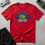 DreamMaker mockup — Light Before Dawn T-Shirt (red)