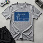 DreamMaker mockup — Mech Schematics T-Shirt (sport-grey)